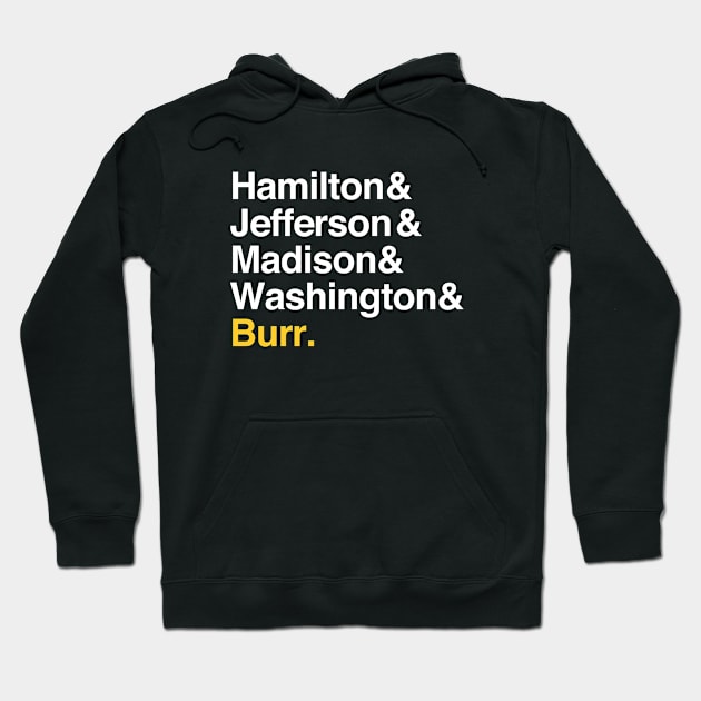 Hamilton musical quote Hoodie by aniza